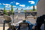 Enjoy breathtaking views from this stunning balcony, perfect for relaxing or entertaining.