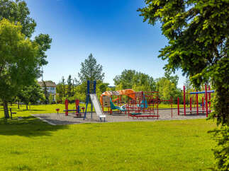Enjoy outdoor fun at this vibrant playground, perfect for families seeking an active lifestyle.