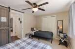 This charming bedroom features two comfortable beds, perfect for accommodating guests or family.