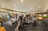 Elevate your fitness routine in this well-equipped home gym, featuring a variety of Matrix and Octane cardio machines including treadmills and stationary bikes.
