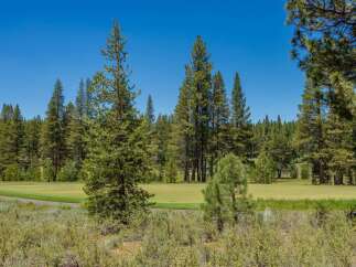 Experience the serene beauty of this golf course property, nestled amidst a lush forest of towering pine trees.