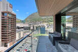 Experience breathtaking mountain views from this stunning balcony, perfect for enjoying your morning coffee or evening relaxation.