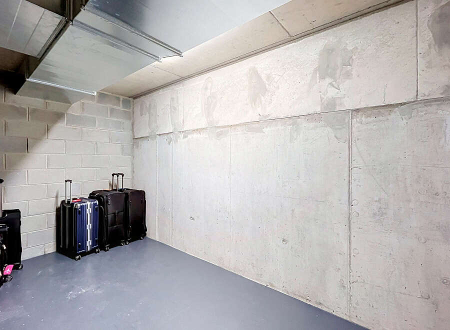 Discover ample storage solutions in this versatile space, perfect for keeping your belongings organized.