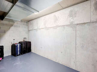 Discover ample storage solutions in this versatile space, perfect for keeping your belongings organized.
