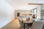 Experience modern living in this stunning open-plan kitchen and dining area.