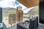 Experience luxury living with this stunning balcony view, offering panoramic vistas of the surrounding mountains and cityscape.