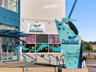 Discover the wonders of the Fraser River at this prime waterfront location, offering an engaging experience for all ages.