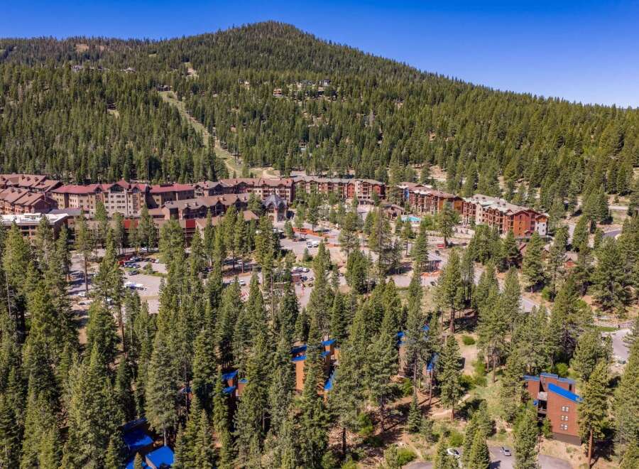 Discover this stunning mountain retreat nestled amidst a lush pine forest, offering a serene escape with breathtaking views.