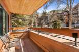 Enjoy the crisp mountain air from this charming balcony, perfect for your morning coffee or evening relaxation.