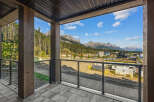 Experience breathtaking mountain views from this stunning balcony, perfect for enjoying your morning coffee or evening relaxation.