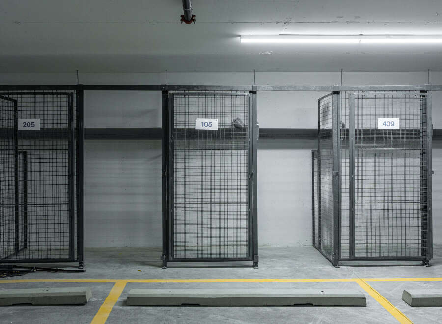 Secure your belongings in this spacious storage unit located in a well-maintained parking facility.