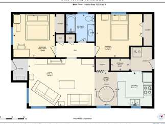 Discover comfortable living in this charming 2-bedroom, 1-bathroom apartment.