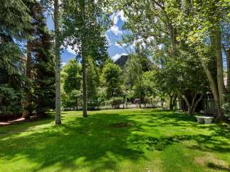 Enjoy the serene beauty of this lush green lawn, perfect for outdoor activities and relaxation.