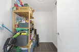 Maximize your storage with this practical shelving unit, perfect for organizing pantry items, cleaning supplies, or household essentials.