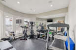 Transform your home into a personal fitness sanctuary with this fully equipped gym.