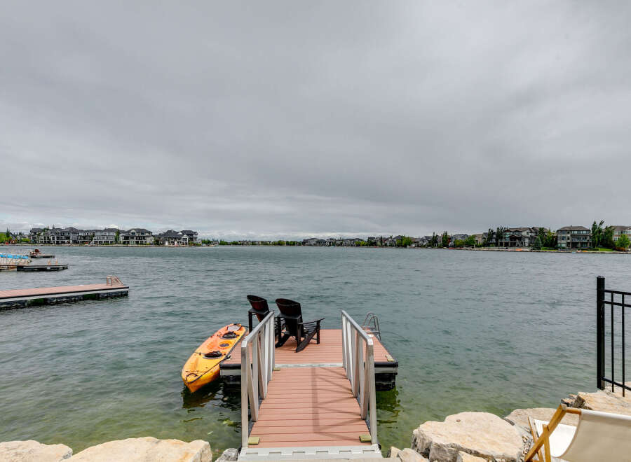 Enjoy waterfront living with this stunning property featuring a private dock perfect for your kayaks and water activities.