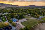 Experience luxury living with this stunning estate featuring a private basketball court and a sparkling swimming pool, perfect for recreation and relaxation.