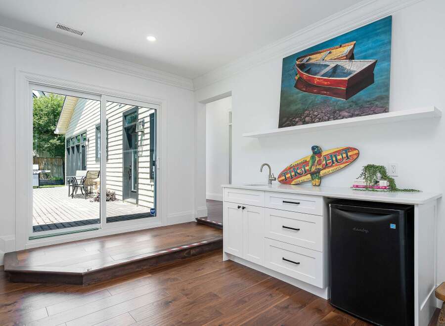 Step outside to a beautifully paved patio, perfect for entertaining or enjoying a quiet evening.