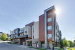 Discover modern living at Mission 34, a contemporary apartment building featuring sleek architectural design and spacious balconies.