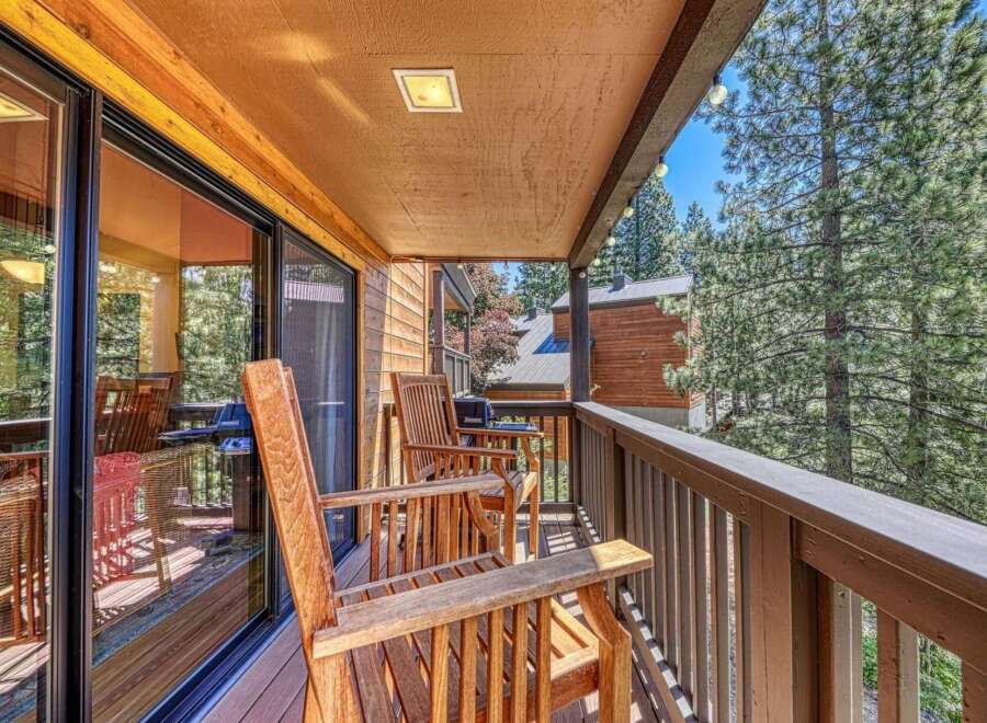Enjoy the serene mountain views from this charming balcony, perfect for morning coffee or evening relaxation.
