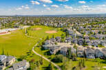 Discover this stunning suburban neighborhood with beautiful homes and lush green spaces.