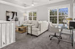 Discover this bright and airy living space, perfect for relaxation and productivity.