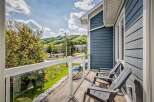 Enjoy breathtaking mountain views from this charming balcony, perfect for morning coffee or evening relaxation.