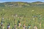 Nestled amidst a dense forest of towering pine trees, this property offers a secluded mountain retreat.