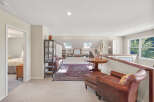 Discover this versatile loft space, perfect for a home office or additional living area.