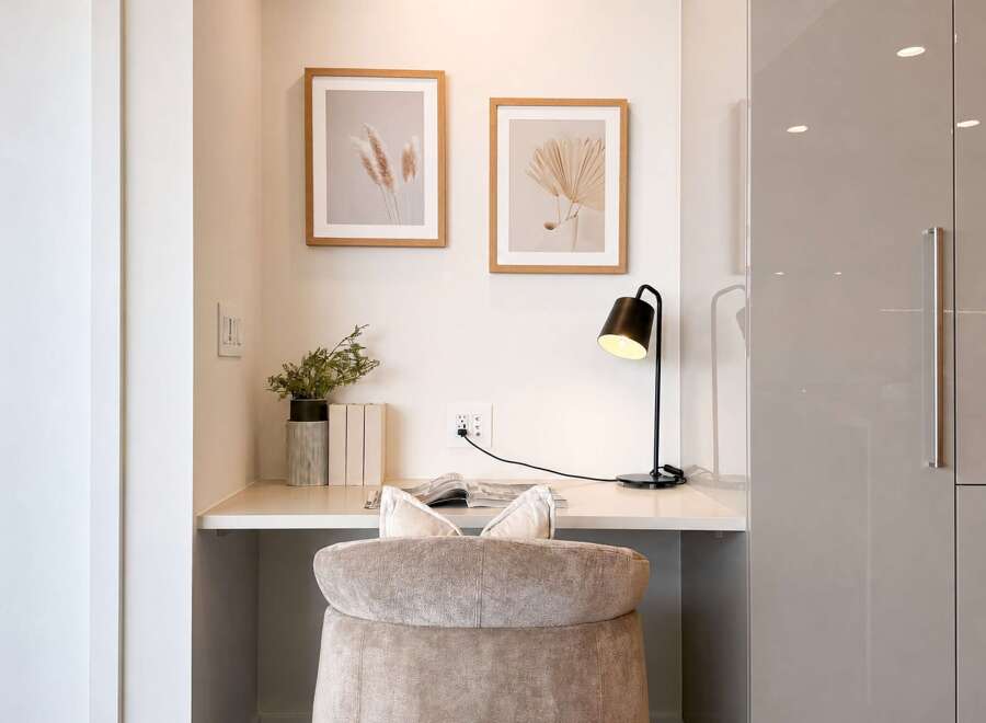 Discover this charming workspace, perfect for productivity and style.