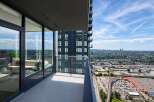 Experience breathtaking city and mountain views from this stunning balcony, perfect for enjoying your morning coffee or evening relaxation.