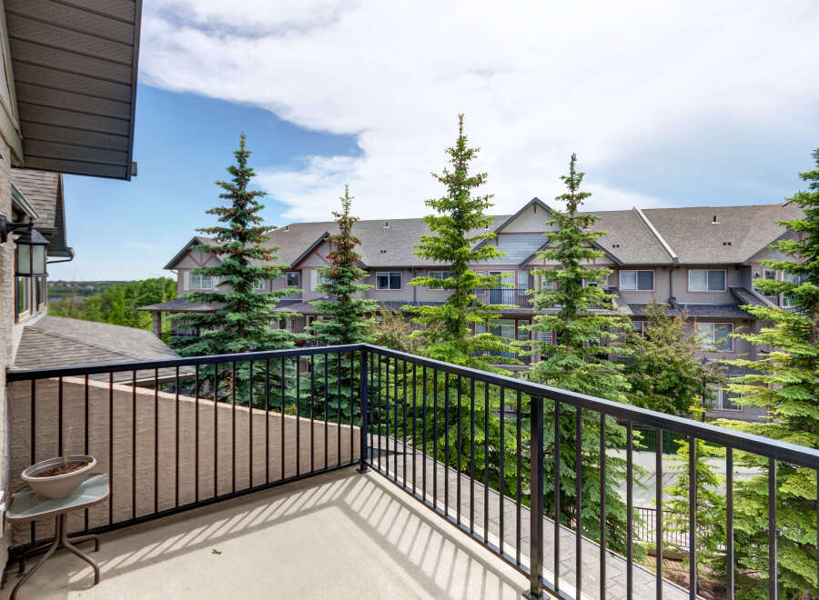 Enjoy the fresh air and scenic views from this private balcony, perfect for morning coffee or evening relaxation.