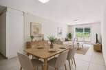 Experience modern living in this beautifully appointed dining and living area.