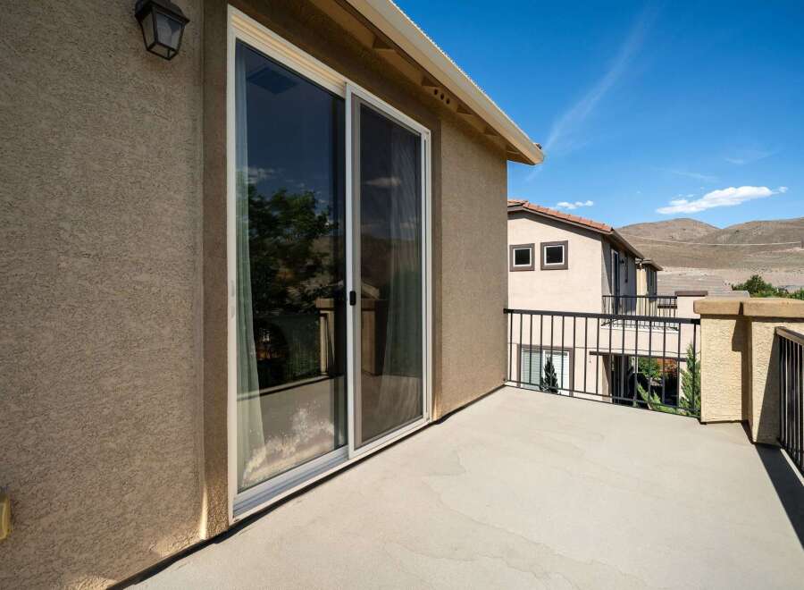 Enjoy the outdoors from this spacious balcony, perfect for morning coffee or evening relaxation.