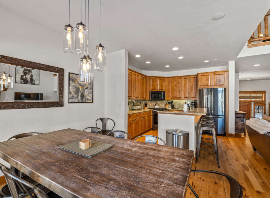 Experience comfortable living in this spacious dining area, perfect for family gatherings and entertaining guests.