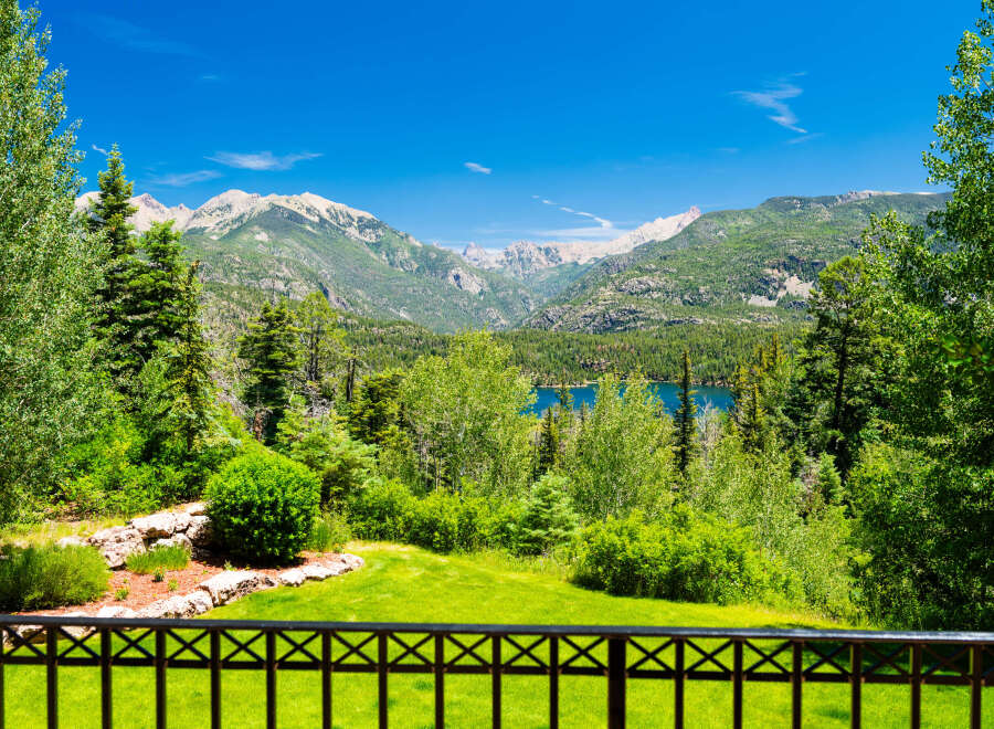 Experience breathtaking mountain views and serene lake vistas from this stunning property.
