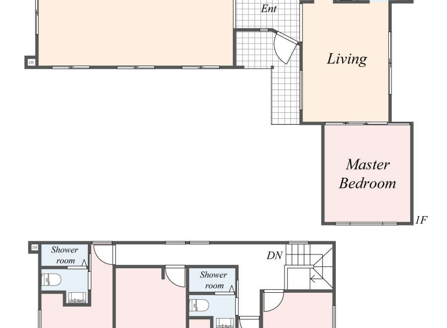 Discover this spacious multi-level home featuring a large living area and a modern kitchen on the first floor, perfect for entertaining.