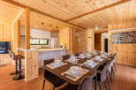 Experience rustic charm and modern convenience in this beautifully appointed dining area.