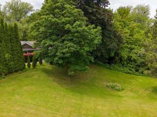 Discover this charming property featuring a well-maintained lawn and lush greenery, perfect for outdoor enjoyment.