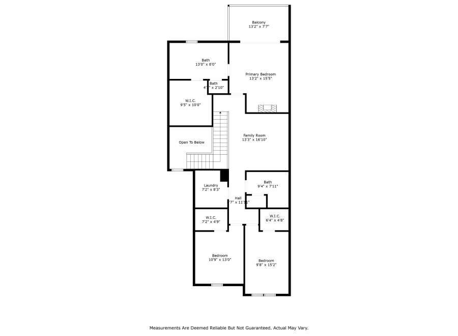 Discover this spacious floor plan featuring a primary bedroom with an en-suite bath and walk-in closet, perfect for relaxation.