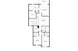 Discover this spacious floor plan featuring a primary bedroom with an en-suite bath and walk-in closet, perfect for relaxation.