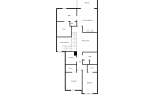 Discover this spacious floor plan featuring a primary bedroom with an en-suite bath and walk-in closet, perfect for relaxation.