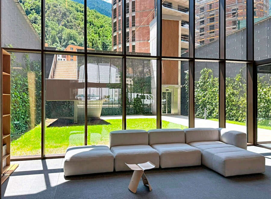 Experience modern living with this spacious modular sofa, perfect for any contemporary living area.