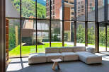 Experience modern living with this spacious modular sofa, perfect for any contemporary living area.