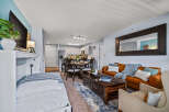 Discover comfortable living in this inviting studio apartment, featuring a versatile murphy bed that maximizes space.
