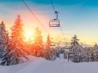 Experience the magic of a winter wonderland with this stunning ski resort property.