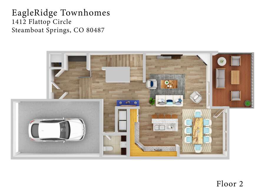 Discover modern living at EagleRidge Townhomes, featuring a spacious open-concept layout perfect for entertaining.