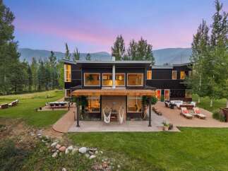 Experience modern living in this stunning architectural home, nestled amidst breathtaking mountain views and lush greenery.