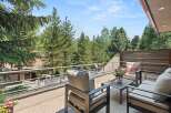 Enjoy the serene mountain views from this spacious balcony, perfect for outdoor relaxation and entertaining.