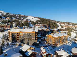 Experience luxury mountain living in this stunning ski-in/ski-out property, offering breathtaking views and direct access to pristine slopes.